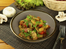 Рагу с курицей и грибами, 50/150г