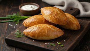 Пирожки печеные с яйцом и зеленью, 15 г