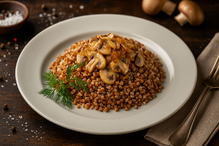 Каша гречневая с грибами