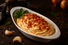 Фасоль протертая с жареным луком