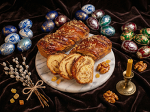 Козунак с карамелизированным орехом, 500г