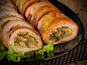 Рулет в беконе с курицей и грибами, 500г